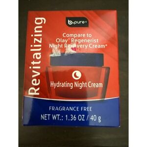 NEW b-pure Revitalizing Hydrating Night Cream Fragrance Free